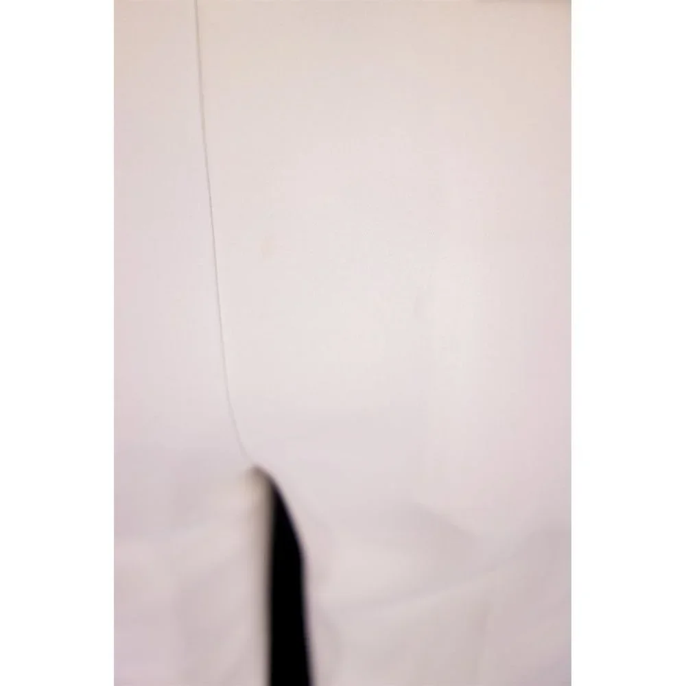 THE ROW New William Single-Pleat Straight-Leg Pants in Cream As-is - Picture 8 of 9